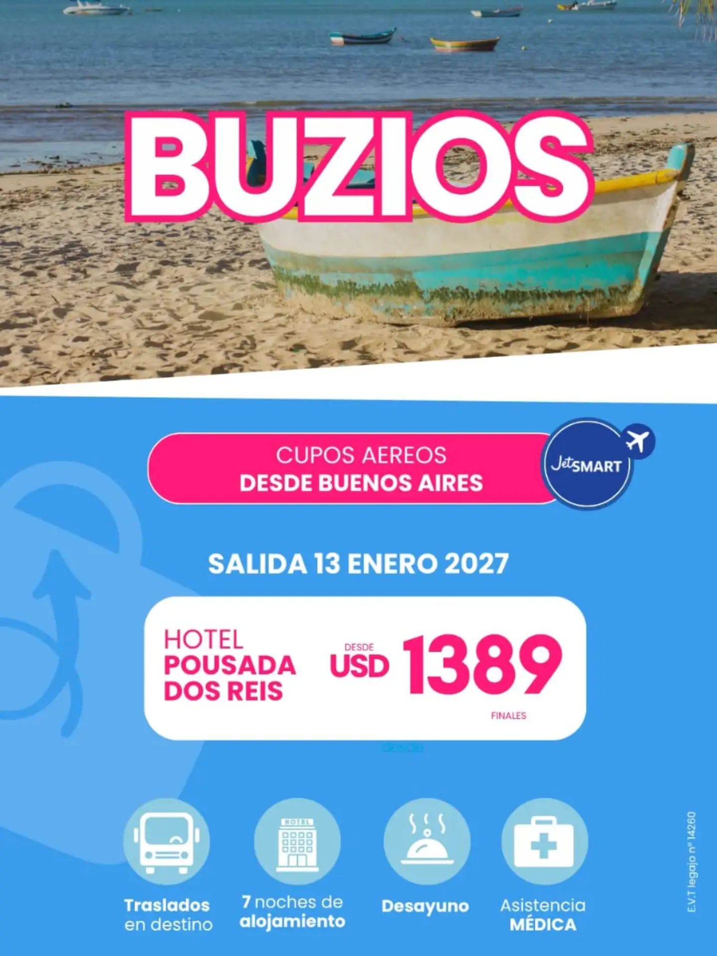 Búzios · 13 enero 2027