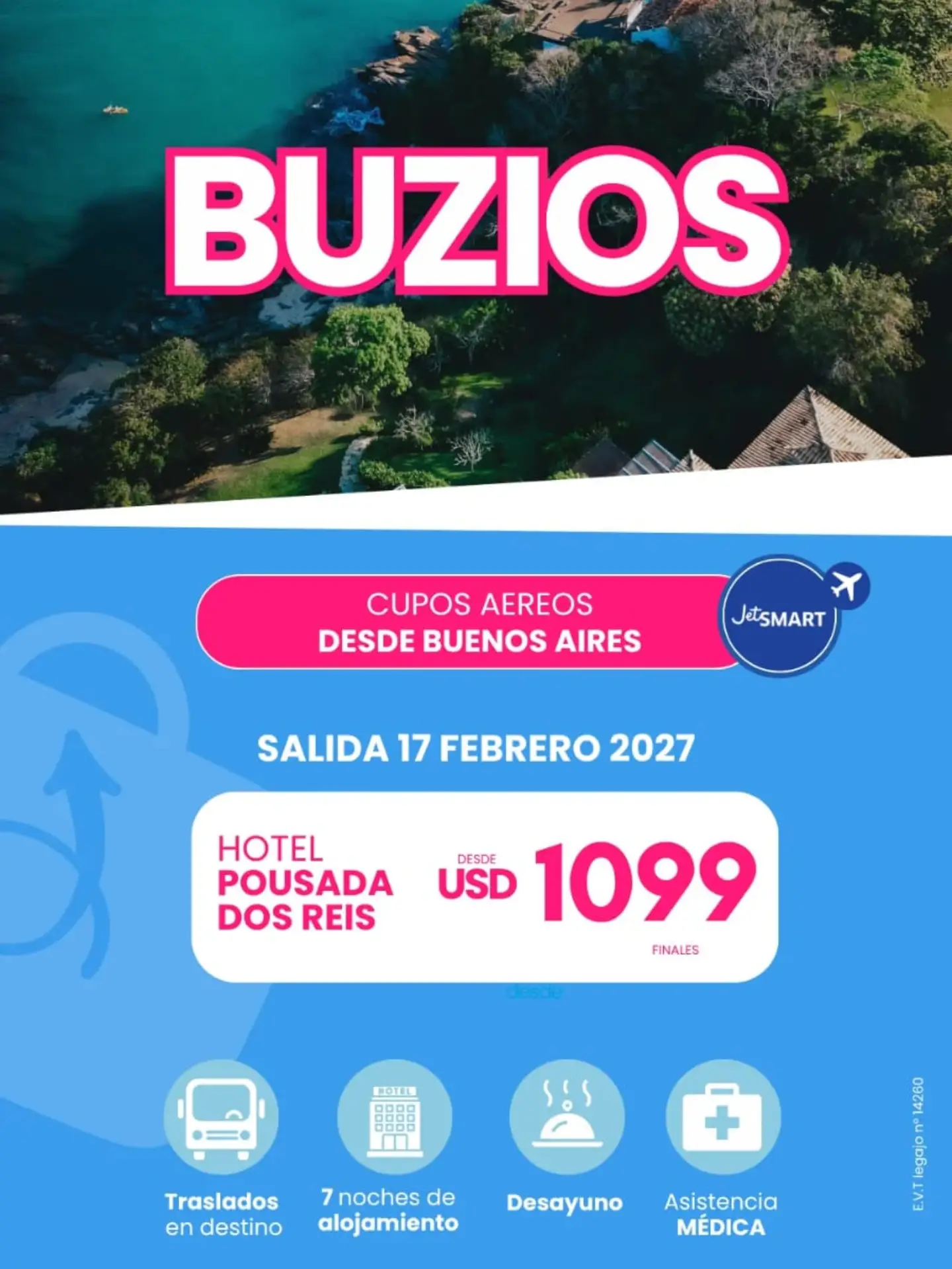 Búzios · 17 febrero 2027